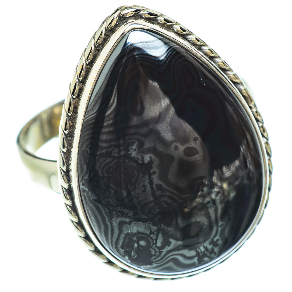 Psilomelane Rings handcrafted by Anasilvercos - RING53381