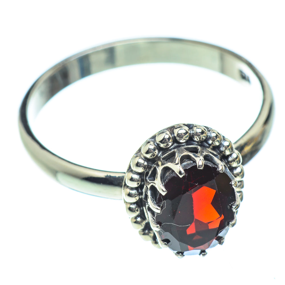 Garnet Rings handcrafted by Anasilvercos - RING53399