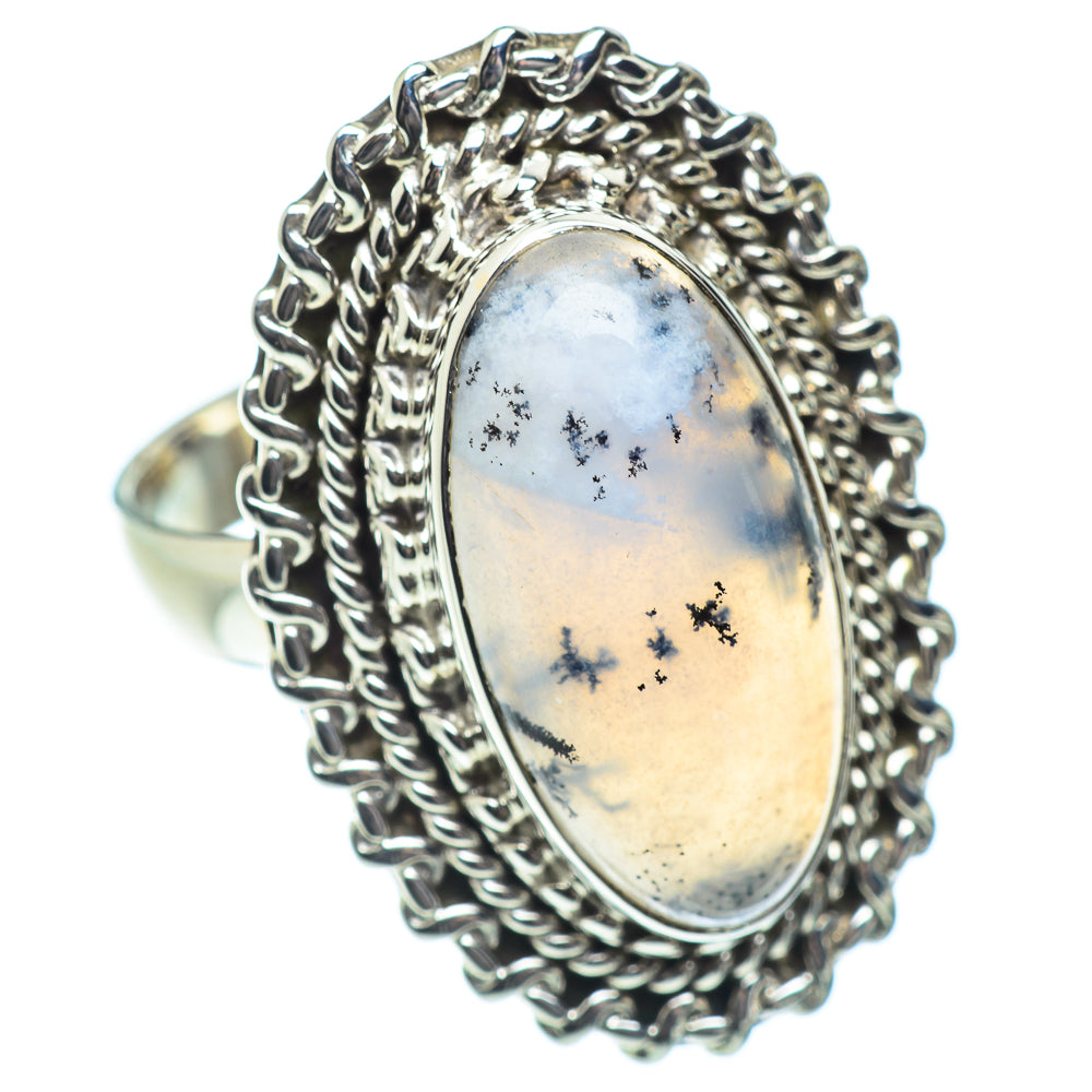 Dendritic Opal Rings handcrafted by Anasilvercos - RING53406