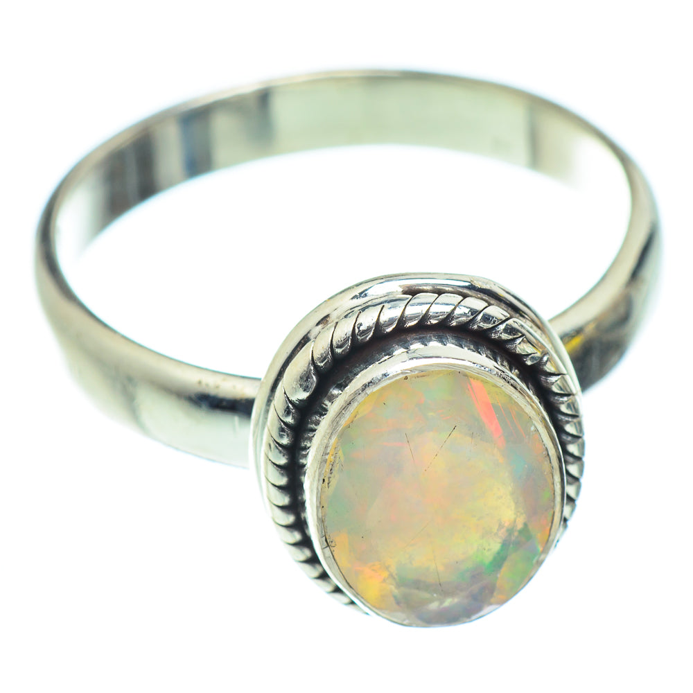 Ethiopian Opal Rings handcrafted by Anasilvercos - RING53412
