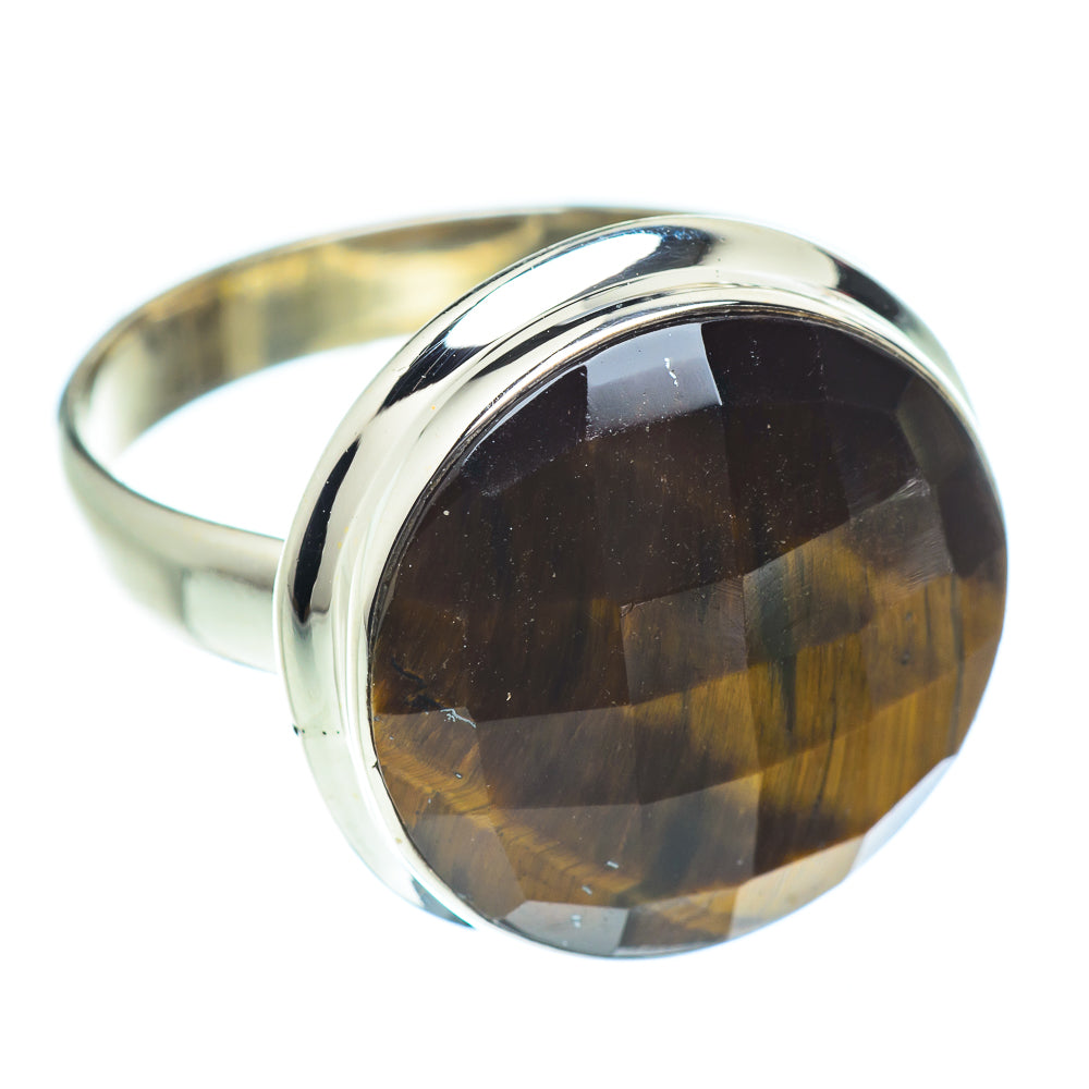 Tiger Eye Rings handcrafted by Anasilvercos - RING53427