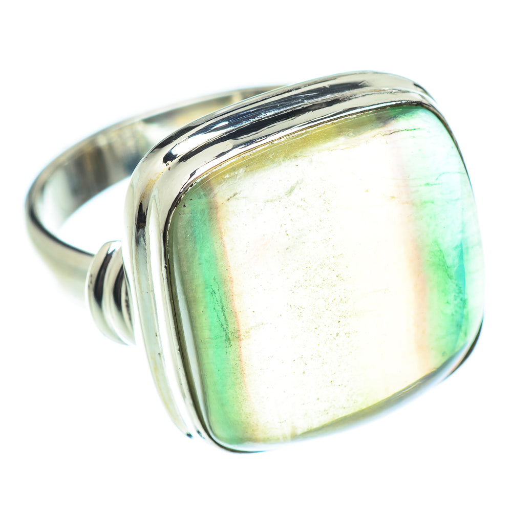 Green Fluorite Rings handcrafted by Anasilvercos - RING53436