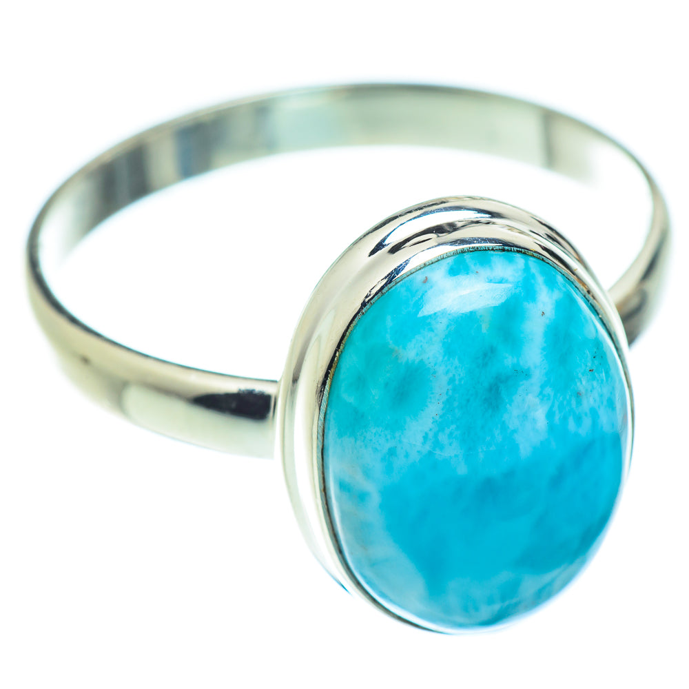 Larimar Rings handcrafted by Anasilvercos - RING53445