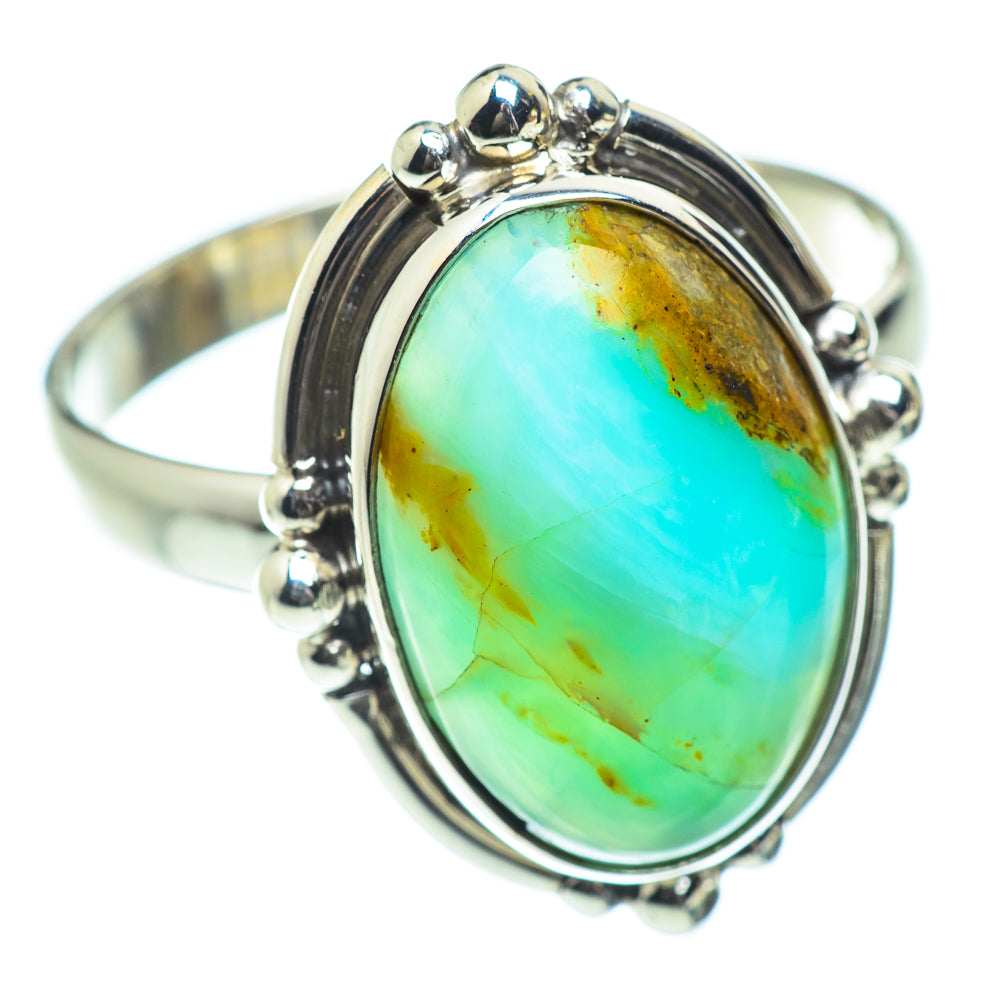 Peruvian Opal Rings handcrafted by Anasilvercos - RING53448