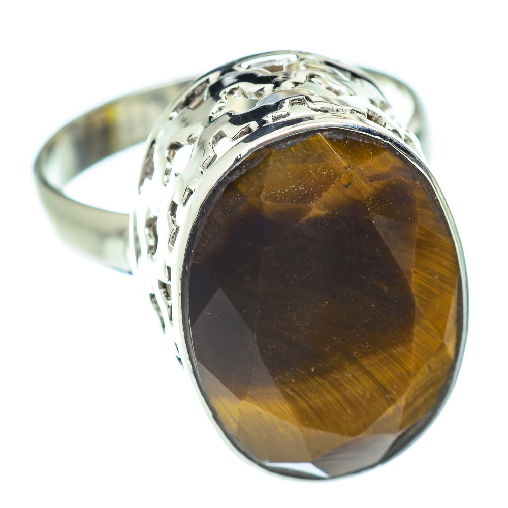 Tiger Eye Rings handcrafted by Anasilvercos - RING53478