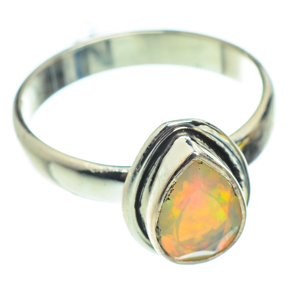 Ethiopian Opal Rings handcrafted by Anasilvercos - RING53485