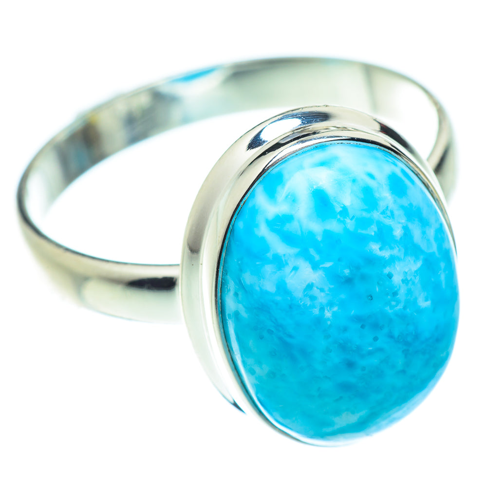 Larimar Rings handcrafted by Anasilvercos - RING53492