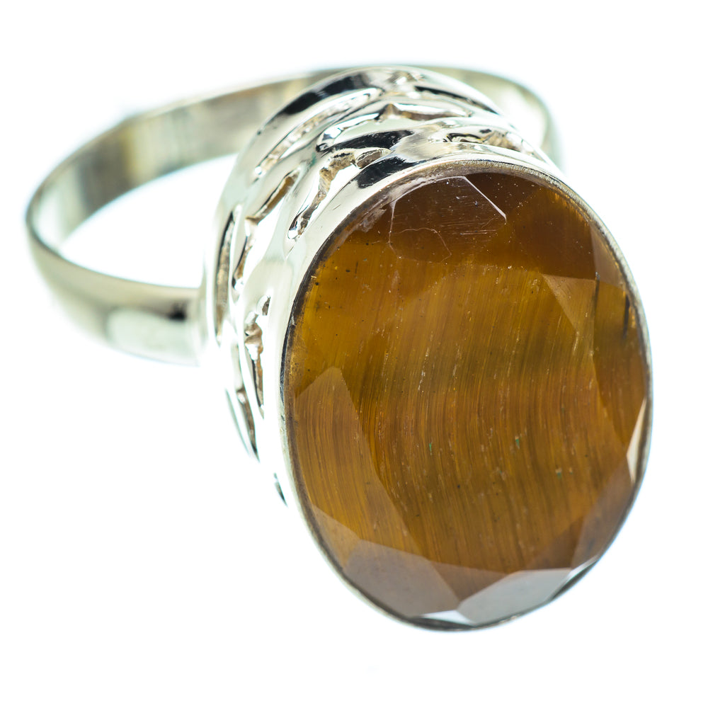 Tiger Eye Rings handcrafted by Anasilvercos - RING53501