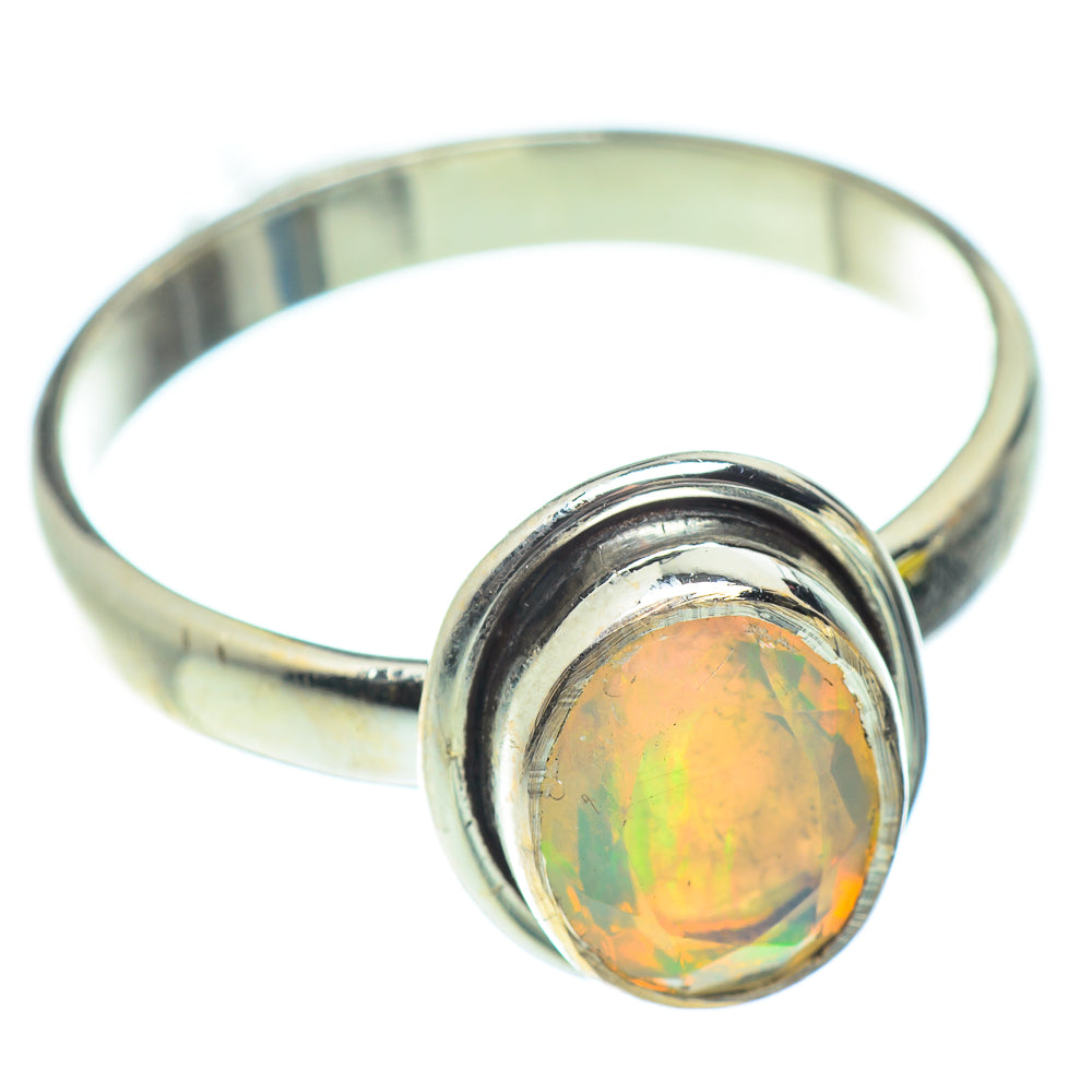 Ethiopian Opal Rings handcrafted by Anasilvercos - RING53506