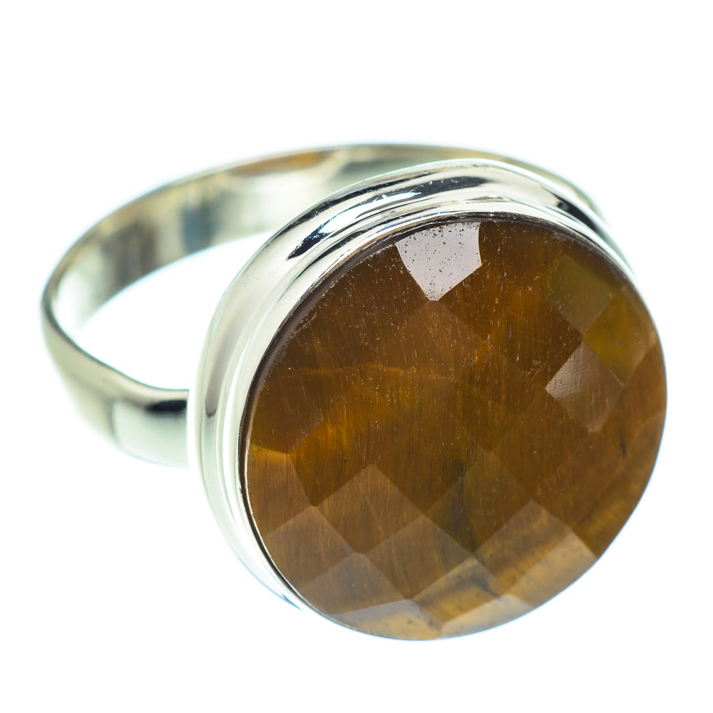Tiger Eye Rings handcrafted by Anasilvercos - RING53522