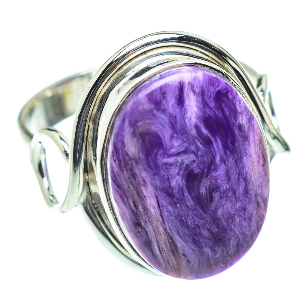Charoite Rings handcrafted by Anasilvercos - RING53523