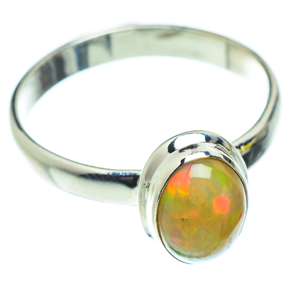 Ethiopian Opal Rings handcrafted by Anasilvercos - RING53526