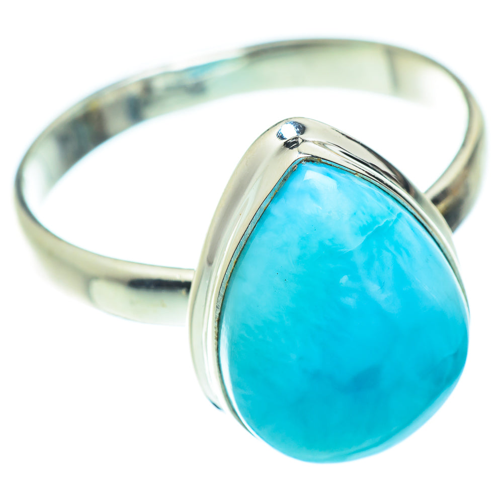 Larimar Rings handcrafted by Anasilvercos - RING53534