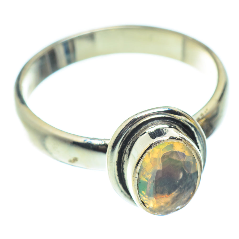 Ethiopian Opal Rings handcrafted by Anasilvercos - RING53578