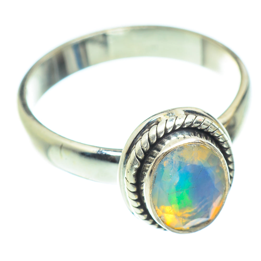 Ethiopian Opal Rings handcrafted by Anasilvercos - RING53580