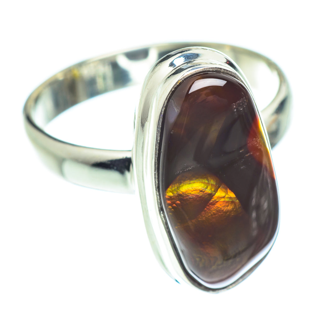 Mexican Fire Agate Rings handcrafted by Anasilvercos - RING53597