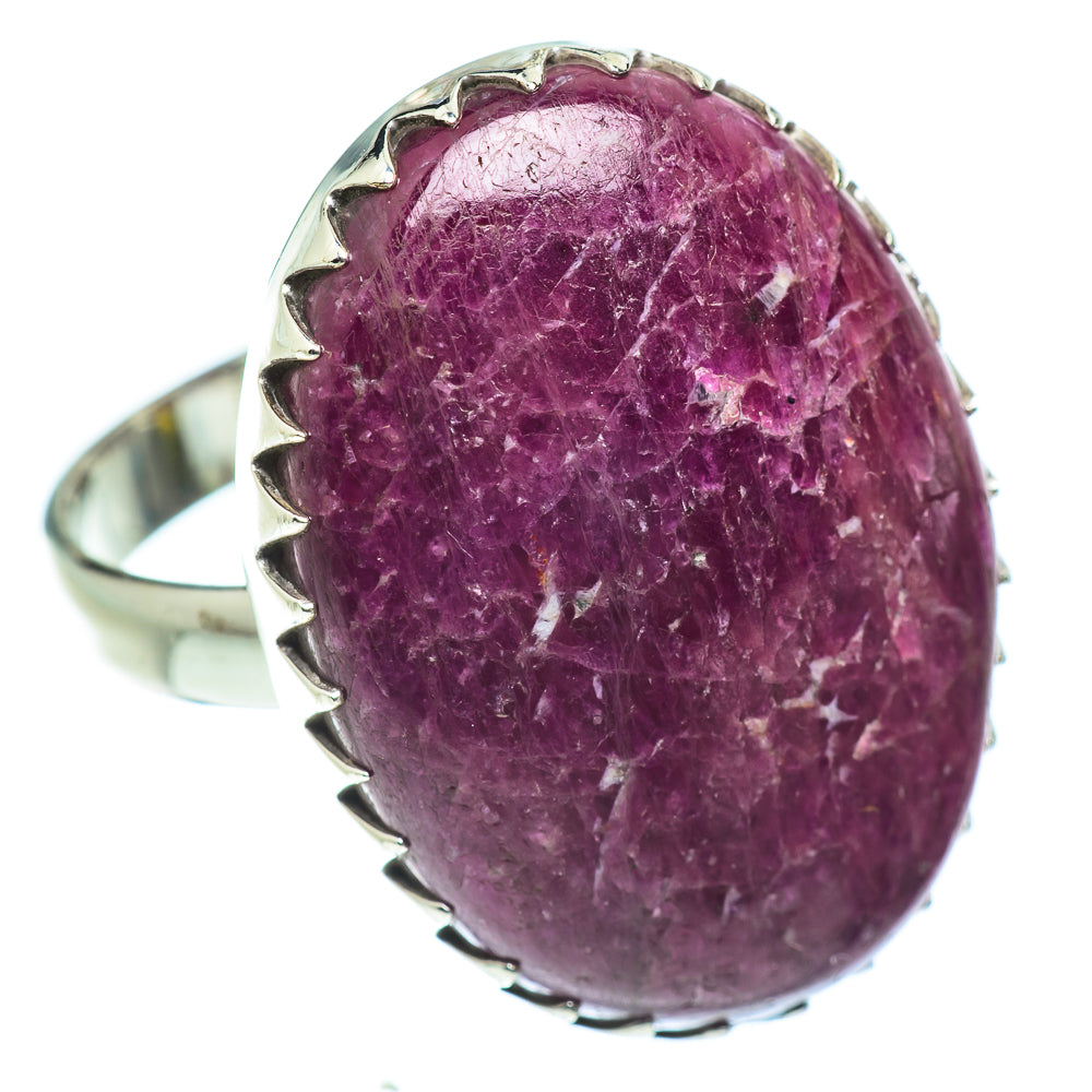 Ruby Fuchsite Rings handcrafted by Anasilvercos - RING53698