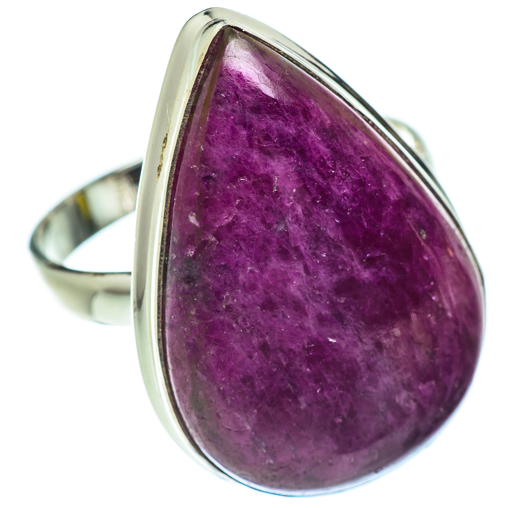 Ruby Zoisite Rings handcrafted by Anasilvercos - RING53699