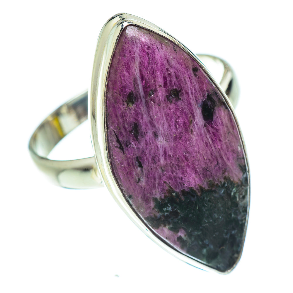 Ruby Fuchsite Rings handcrafted by Anasilvercos - RING53702