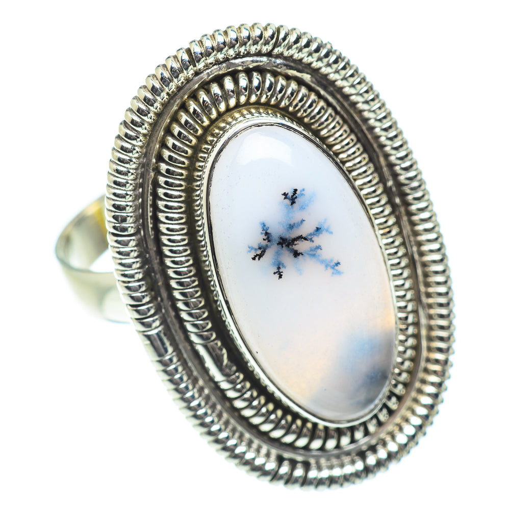 Dendritic Opal Rings handcrafted by Anasilvercos - RING53717