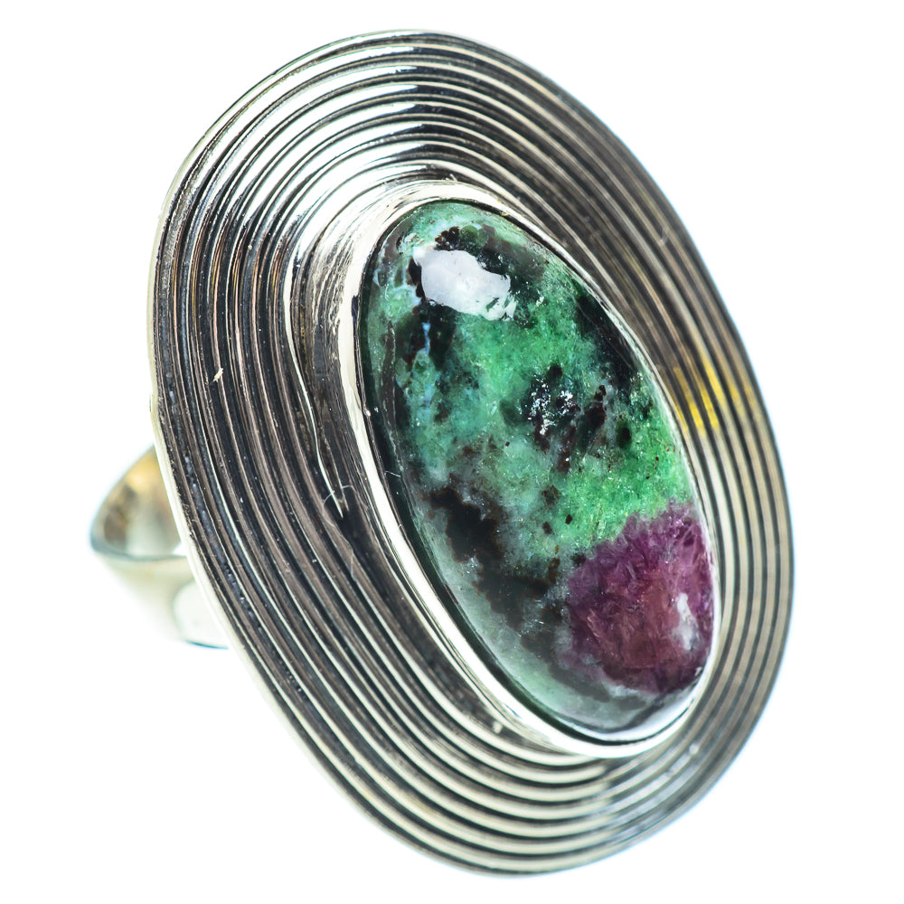Ruby Zoisite Rings handcrafted by Anasilvercos - RING53729
