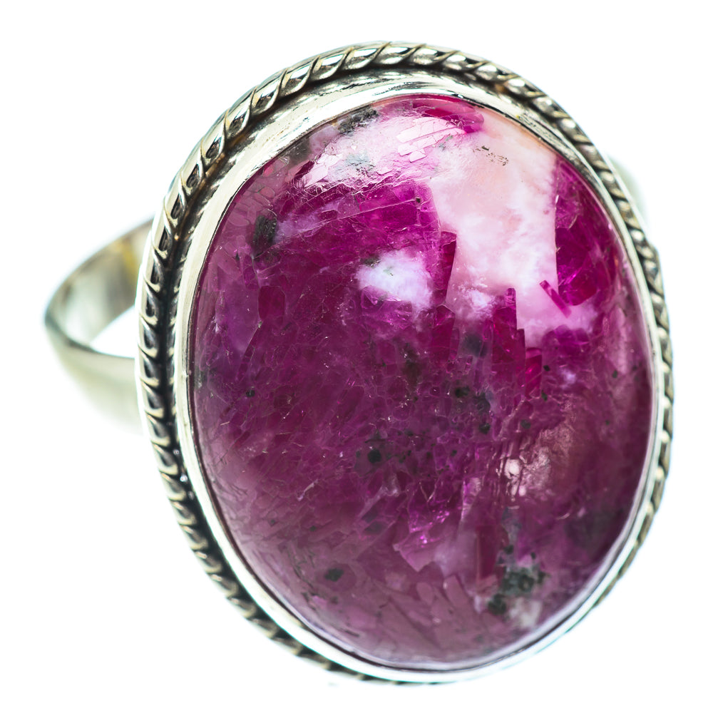 Ruby Fuchsite Rings handcrafted by Anasilvercos - RING53742