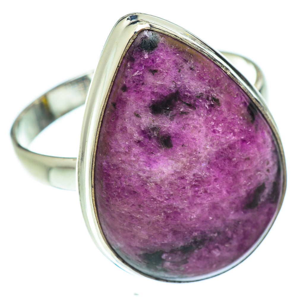 Ruby Fuchsite Rings handcrafted by Anasilvercos - RING53779