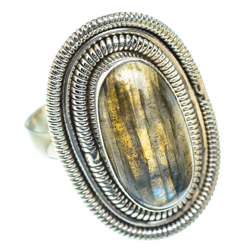 Labradorite Rings handcrafted by Anasilvercos - RING53787