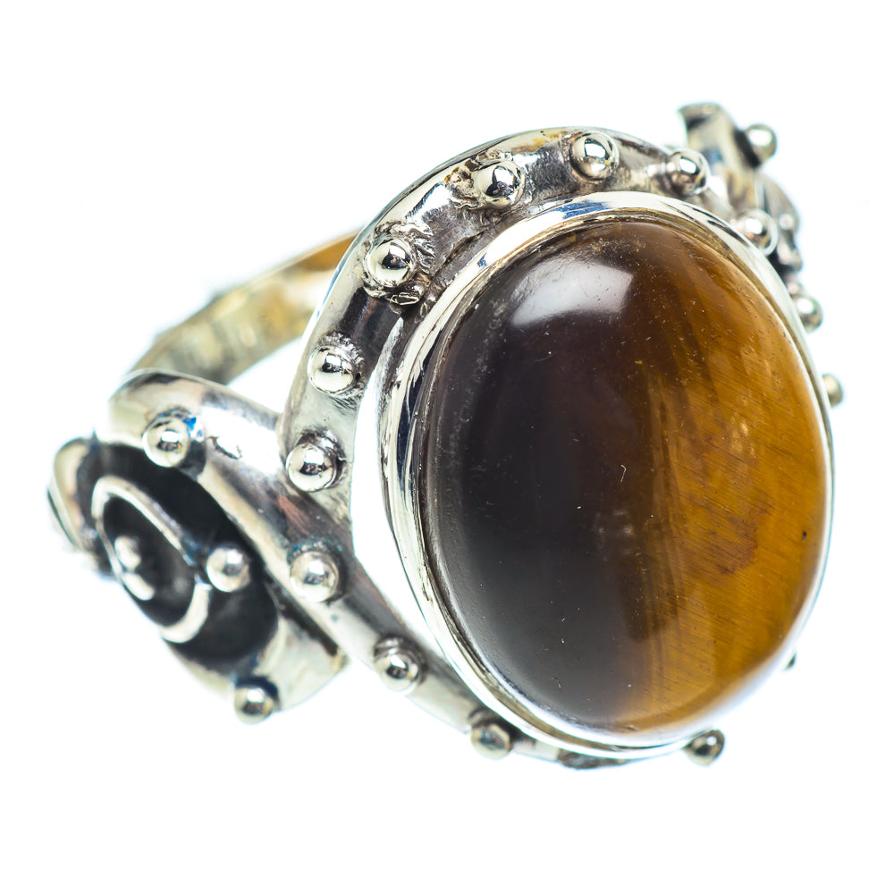 Tiger Eye Rings handcrafted by Anasilvercos - RING53798