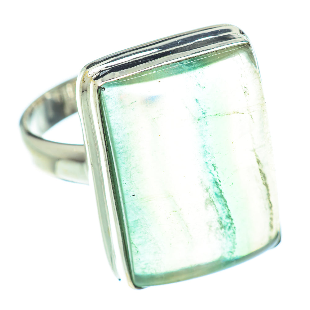 Green Fluorite Rings handcrafted by Anasilvercos - RING53814