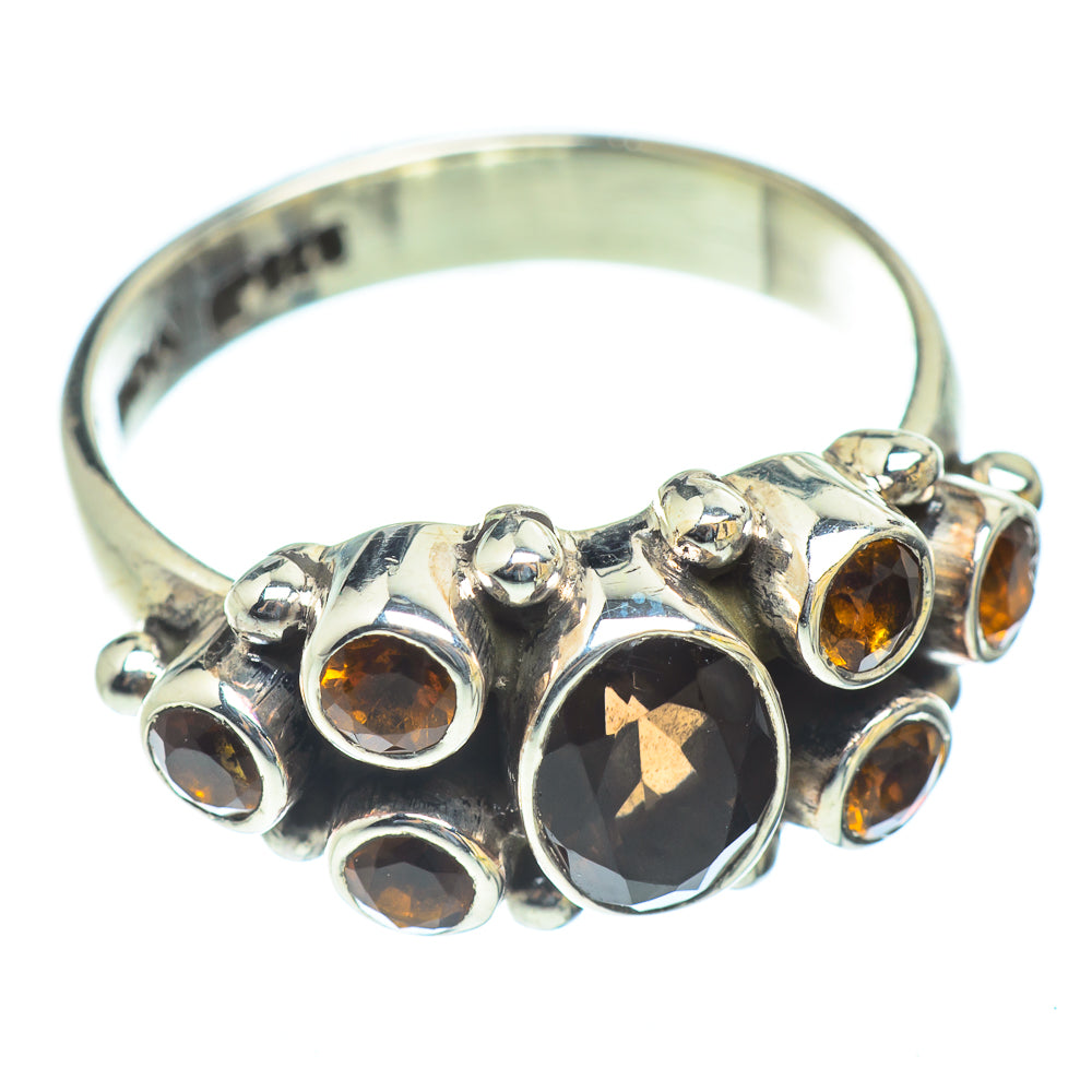 Smoky Quartz Rings handcrafted by Anasilvercos - RING53837