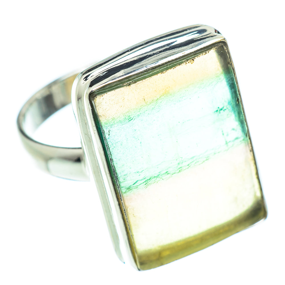 Green Fluorite Rings handcrafted by Anasilvercos - RING53850