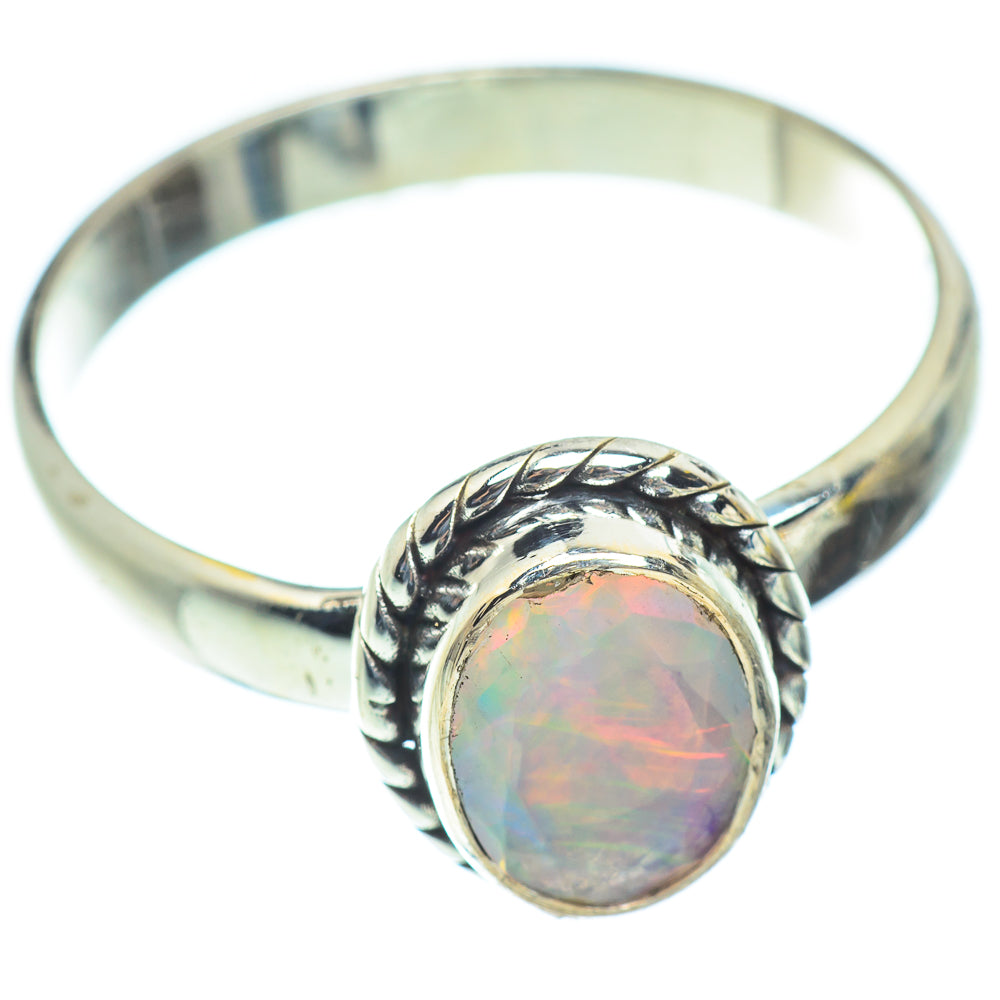 Ethiopian Opal Rings handcrafted by Anasilvercos - RING53854