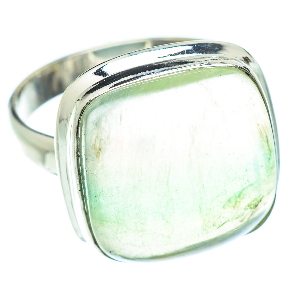 Green Fluorite Rings handcrafted by Anasilvercos - RING53884