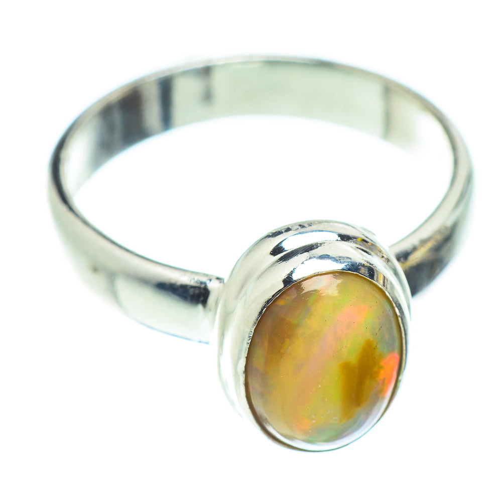Ethiopian Opal Rings handcrafted by Anasilvercos - RING53888