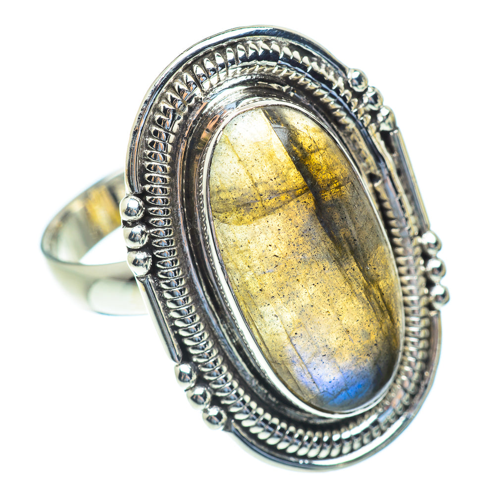Labradorite Rings handcrafted by Anasilvercos - RING53892
