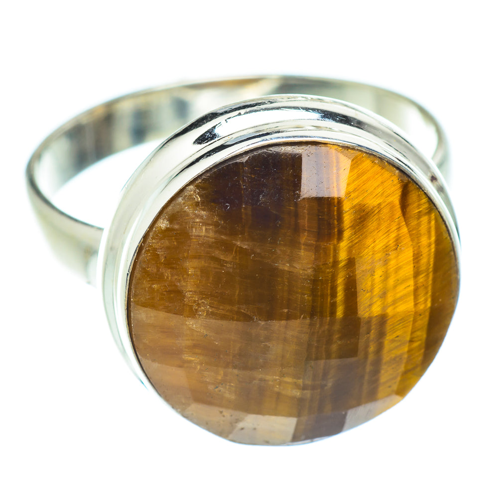 Tiger Eye Rings handcrafted by Anasilvercos - RING53932