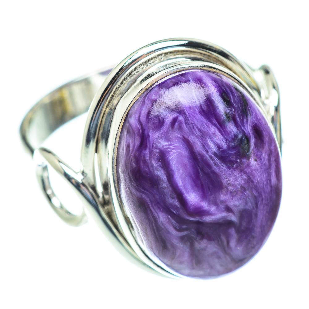 Charoite Rings handcrafted by Anasilvercos - RING53940