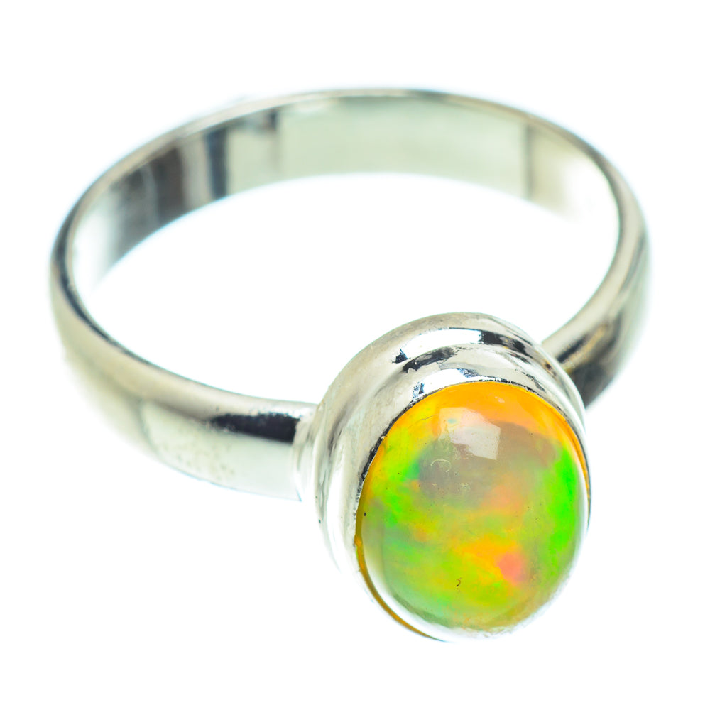 Ethiopian Opal Rings handcrafted by Anasilvercos - RING53944