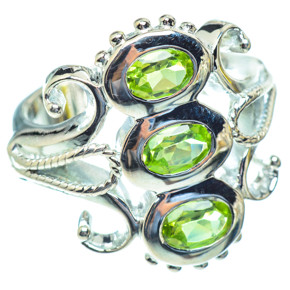 Peridot Rings handcrafted by Anasilvercos - RING53954