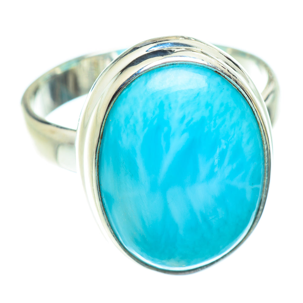 Larimar Rings handcrafted by Anasilvercos - RING53974