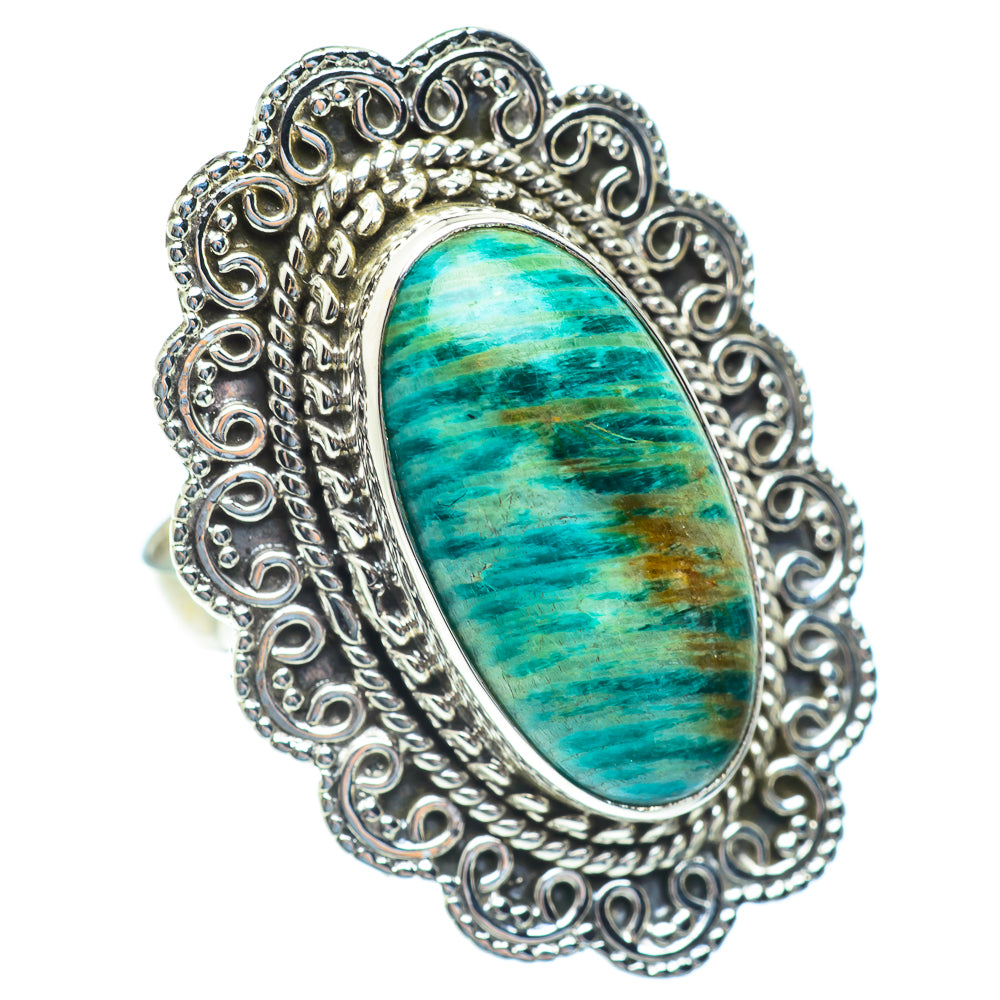 Amazonite Rings handcrafted by Anasilvercos - RING53994