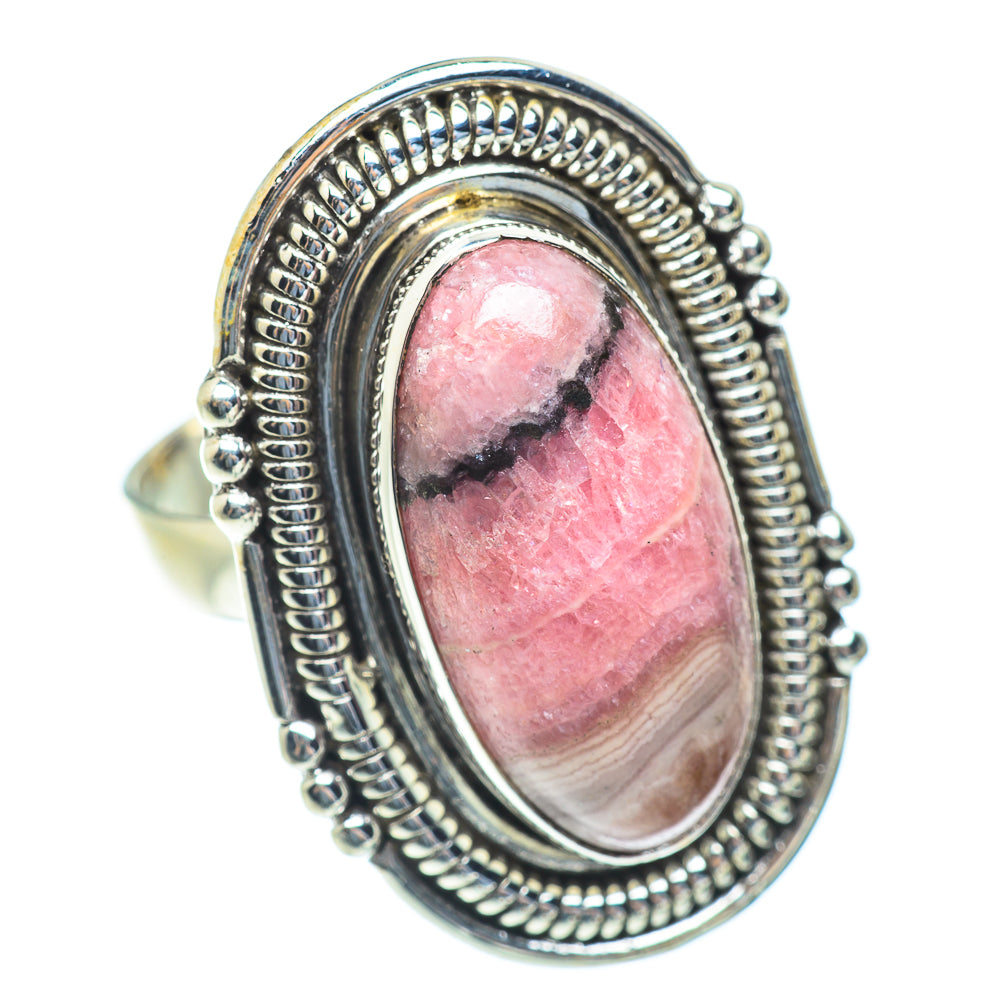 Rhodonite Rings handcrafted by Anasilvercos - RING54008
