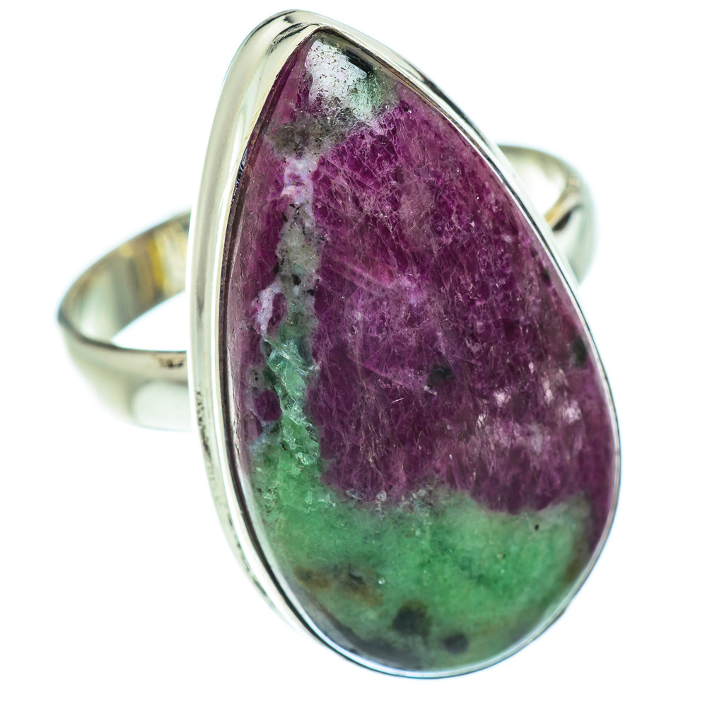 Ruby Zoisite Rings handcrafted by Anasilvercos - RING54027