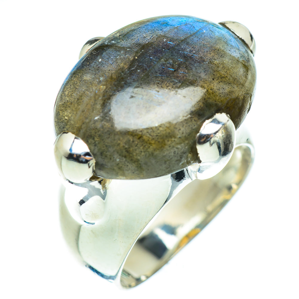 Labradorite Rings handcrafted by Anasilvercos - RING54041