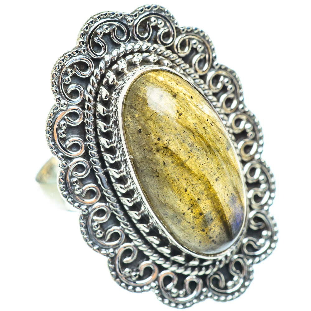 Labradorite Rings handcrafted by Anasilvercos - RING54089
