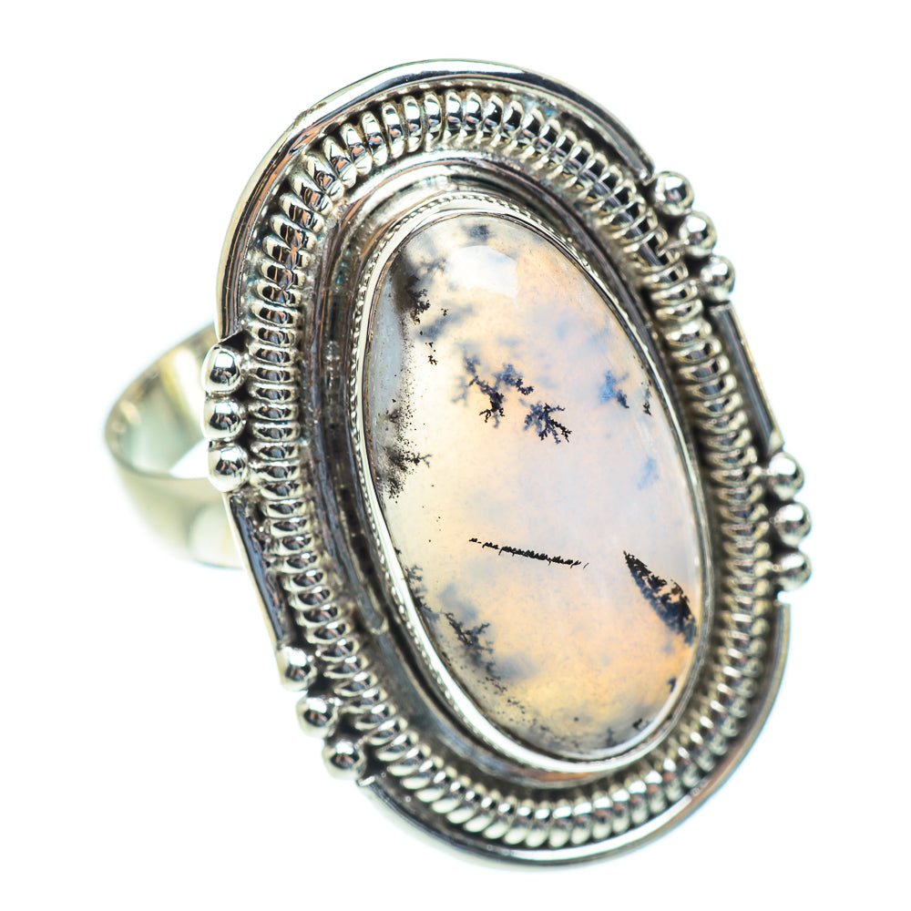 Dendritic Opal Rings handcrafted by Anasilvercos - RING54129