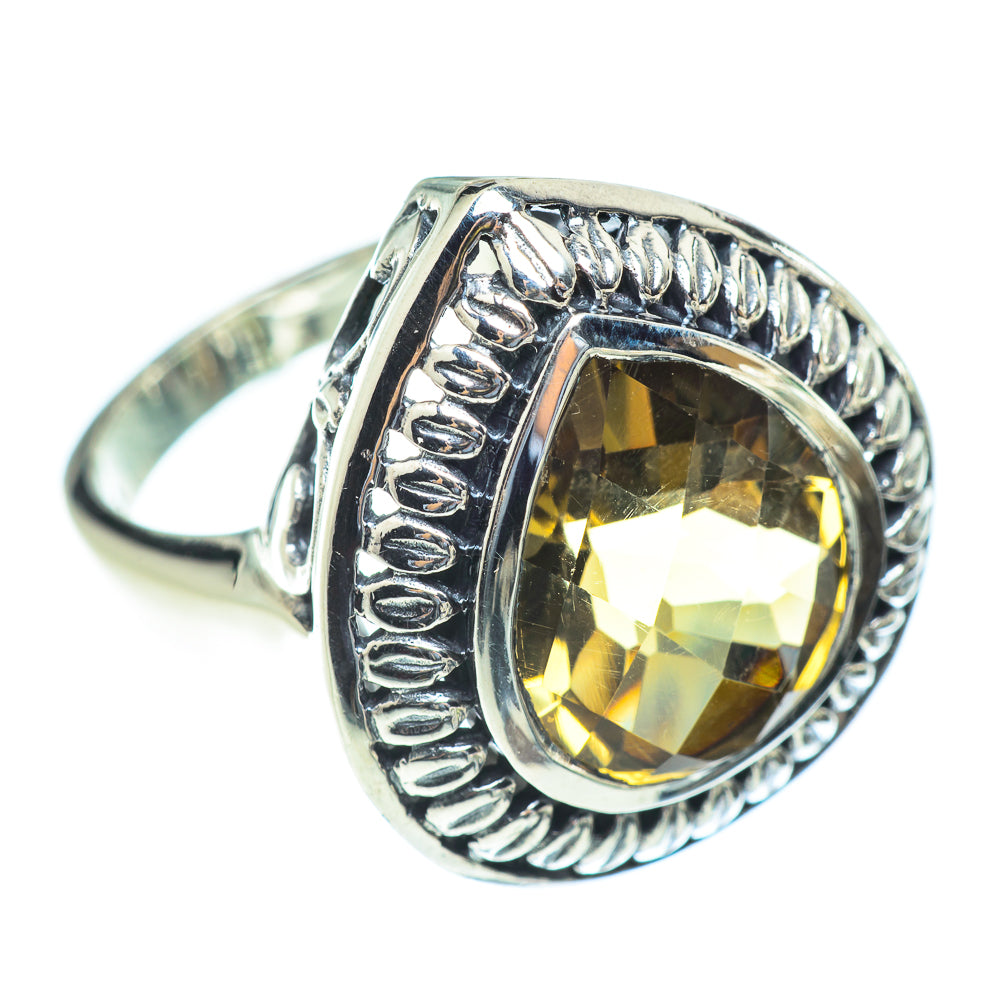 Citrine Rings handcrafted by Anasilvercos - RING54134