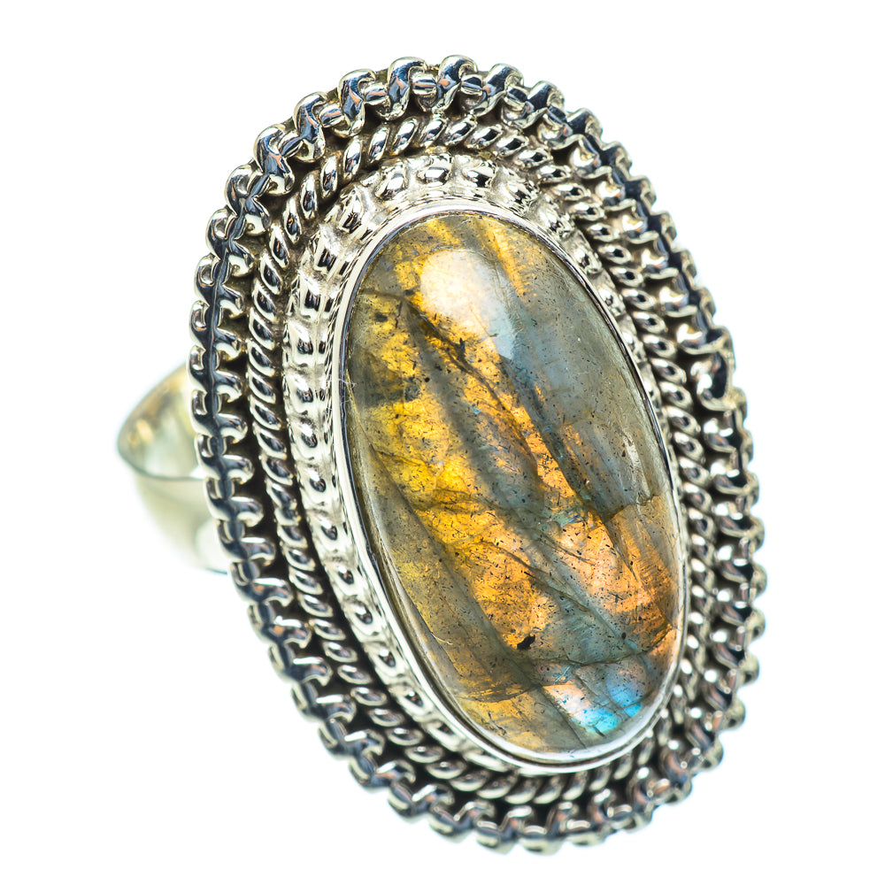 Labradorite Rings handcrafted by Anasilvercos - RING54139