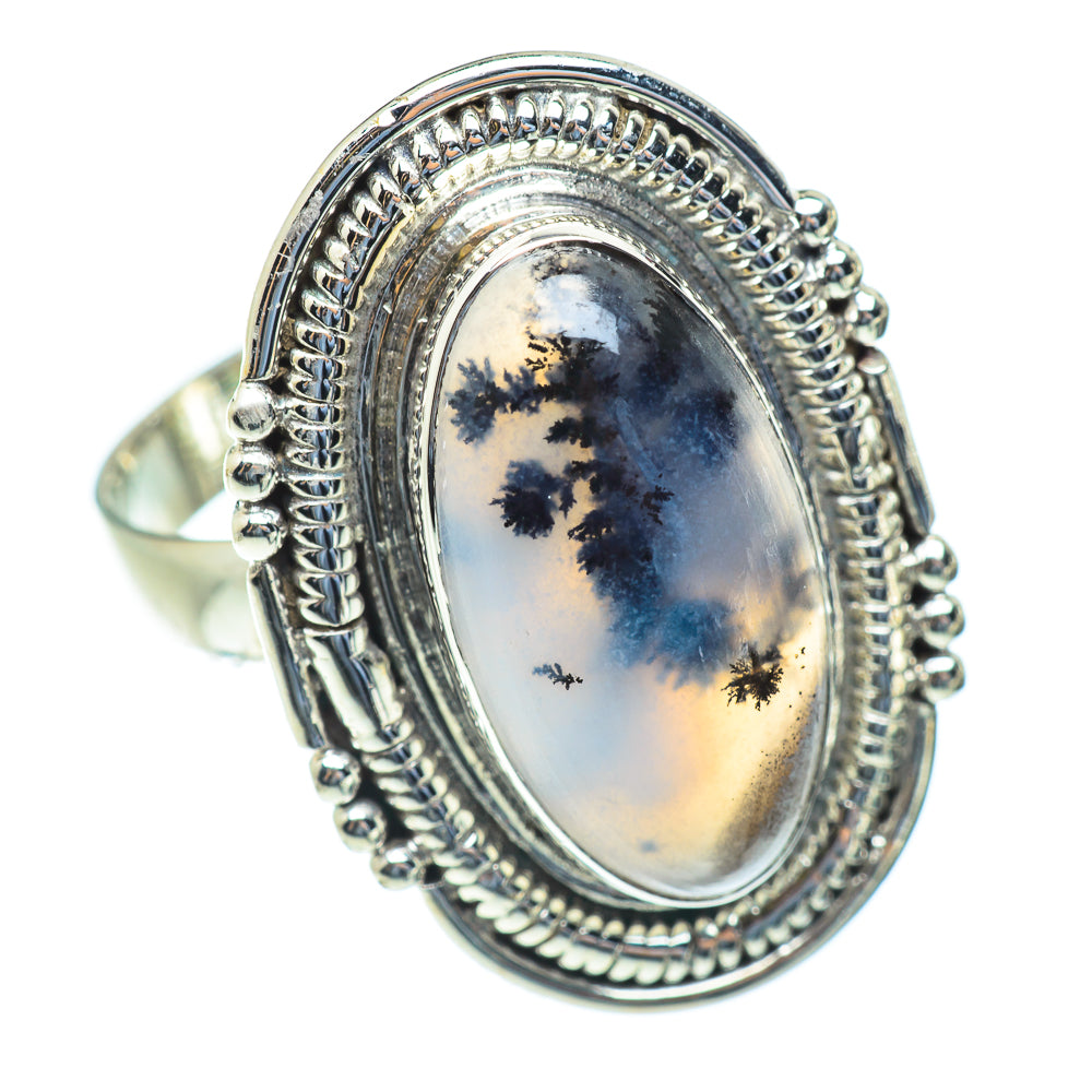 Dendritic Opal Rings handcrafted by Anasilvercos - RING54166
